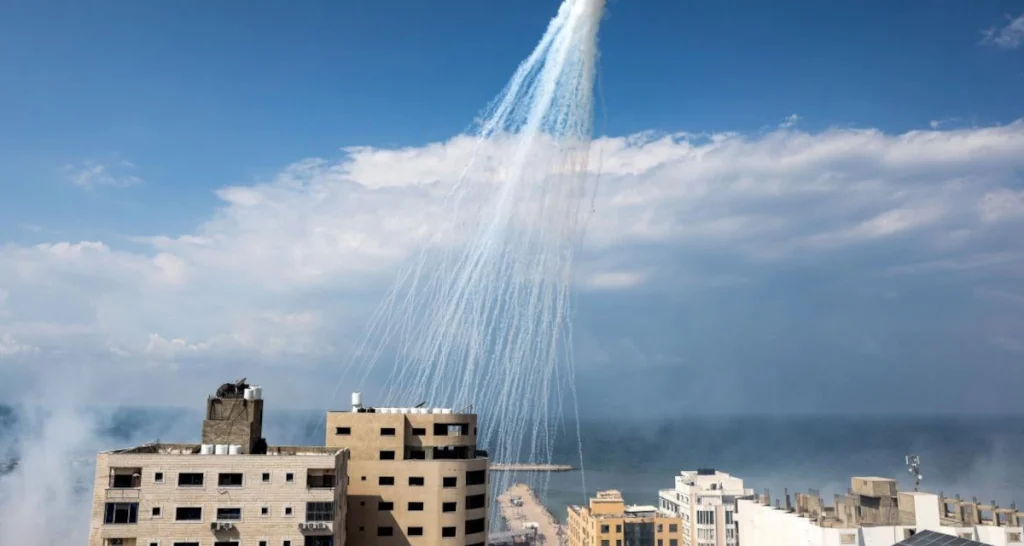 According to Human Rights Watch, Israel used white phosphorus in Gaza and Lebanon