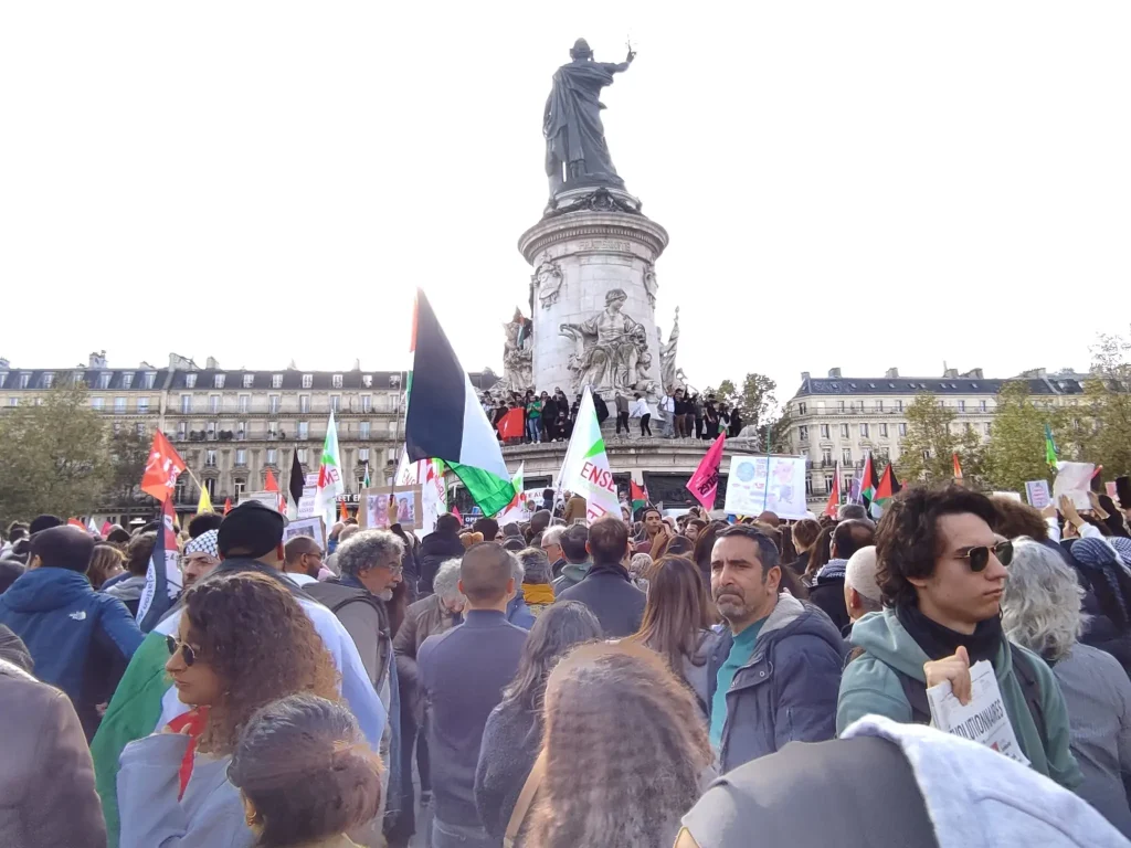 This Sunday, in Paris, the mobilization for Palestine grew