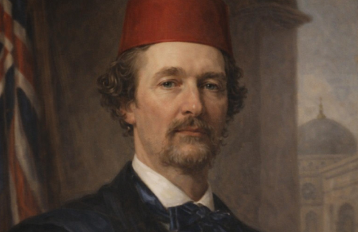 In 1859, he was a British lord…and he became a Muslim